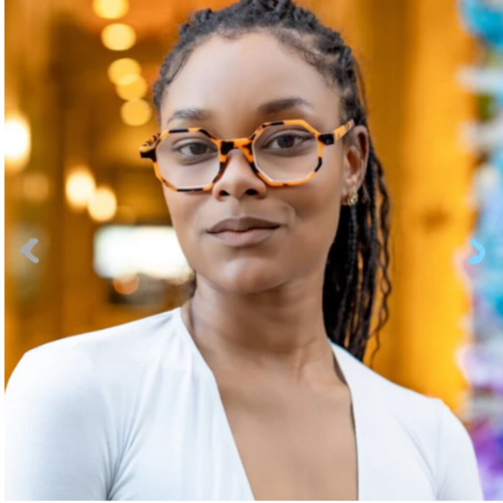 Tortoise Shell Octagonal Glasses - image 2